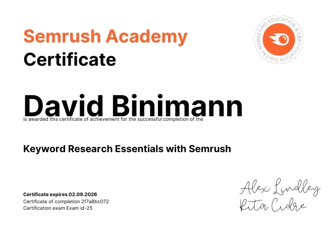 semrush-academy-certificate-david-binimann-1